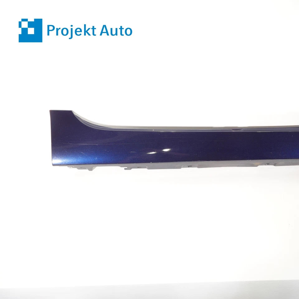 13-19 OEM BMW Right Rocker Panel X10 Tanzanite Blue 640i 650i Gran Coupe F06 - Image 2 of 4