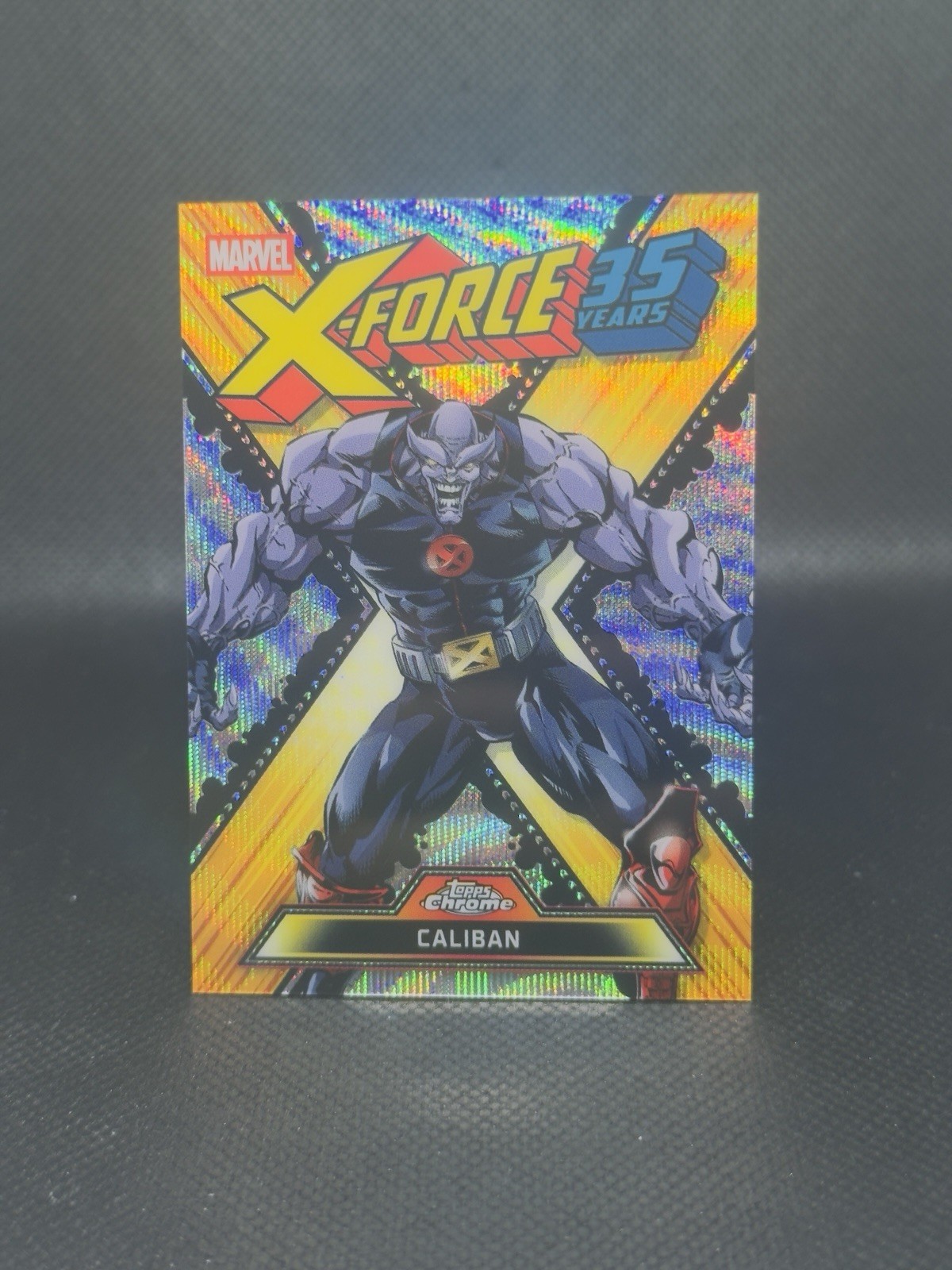 2026 Topps Chrome Marvel Comics X-Force 35 Years Caliban XF-02 Insert