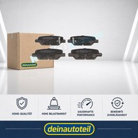 Bremsbelagsatz Scheibenbremse Hinten RAP Brakes R P1343 FüR CitroËN Mazda
