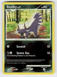Stunky 102/130 Diamond & Pearl Common Reverse Holo