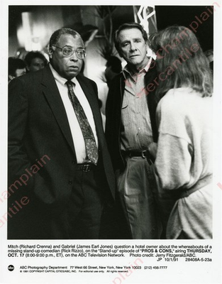 #ad PROS amp; CONS Press Photo #13 7X9 JAMES EARL JONES richard crenna $15.98