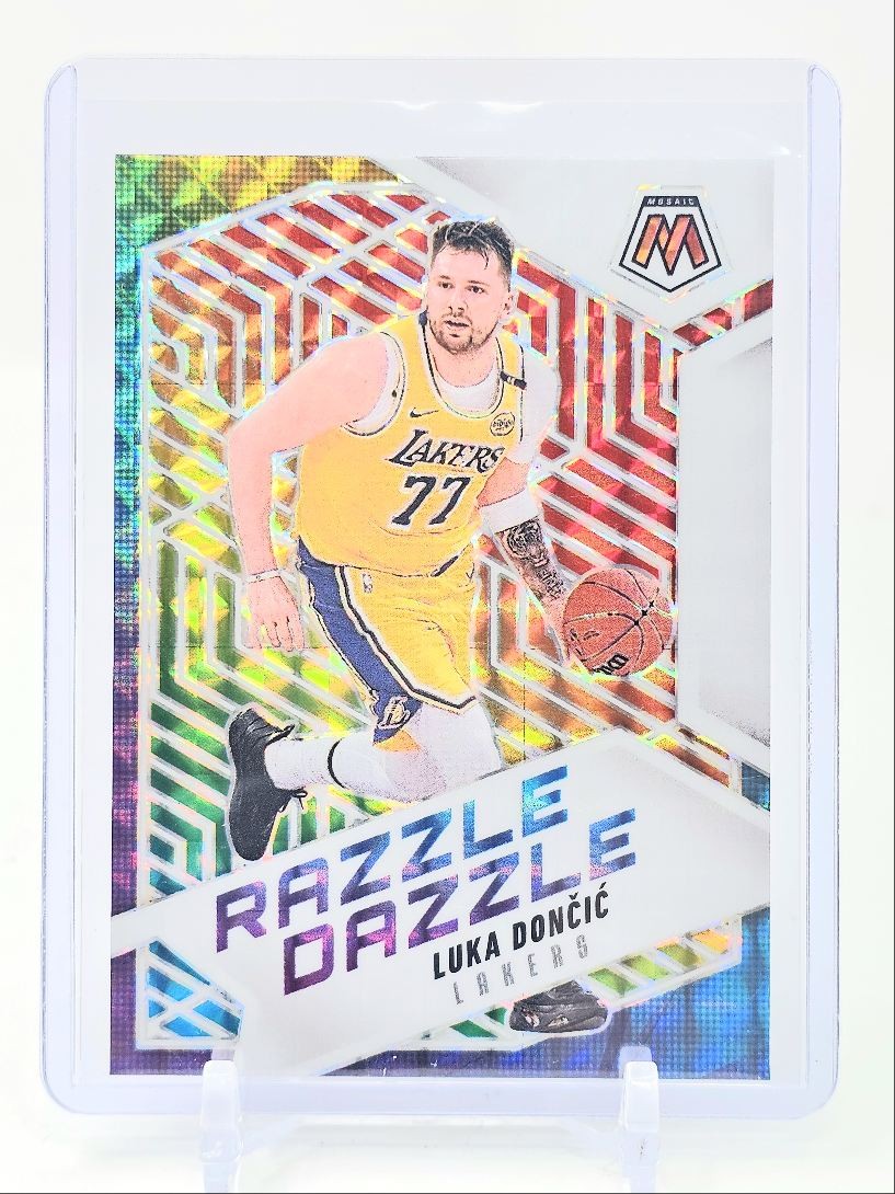 LUKA DONCIC 2024-25 MOSAIC RAZZLE DAZZLE CASE HIT SSP LAKERS Q6004
