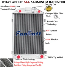 3-Row Aluminum Radiator Fit 1930-1931 30 31 Ford Model A Base Flathead V8