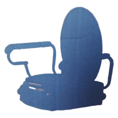 Mobiclinic , Toilettensitzerhöhung mit Klappbaren Armlehnen, Tajo, 19 cm, mit De