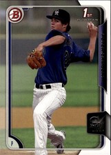 2015 Bowman Draft #121 Peter Lambert Colorado Rockies