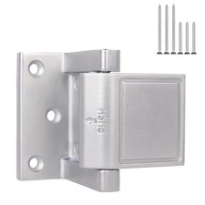 Door Lock Reinforcer Privacy Latch For Hotel InSwinging Doors Silver 1 PCS