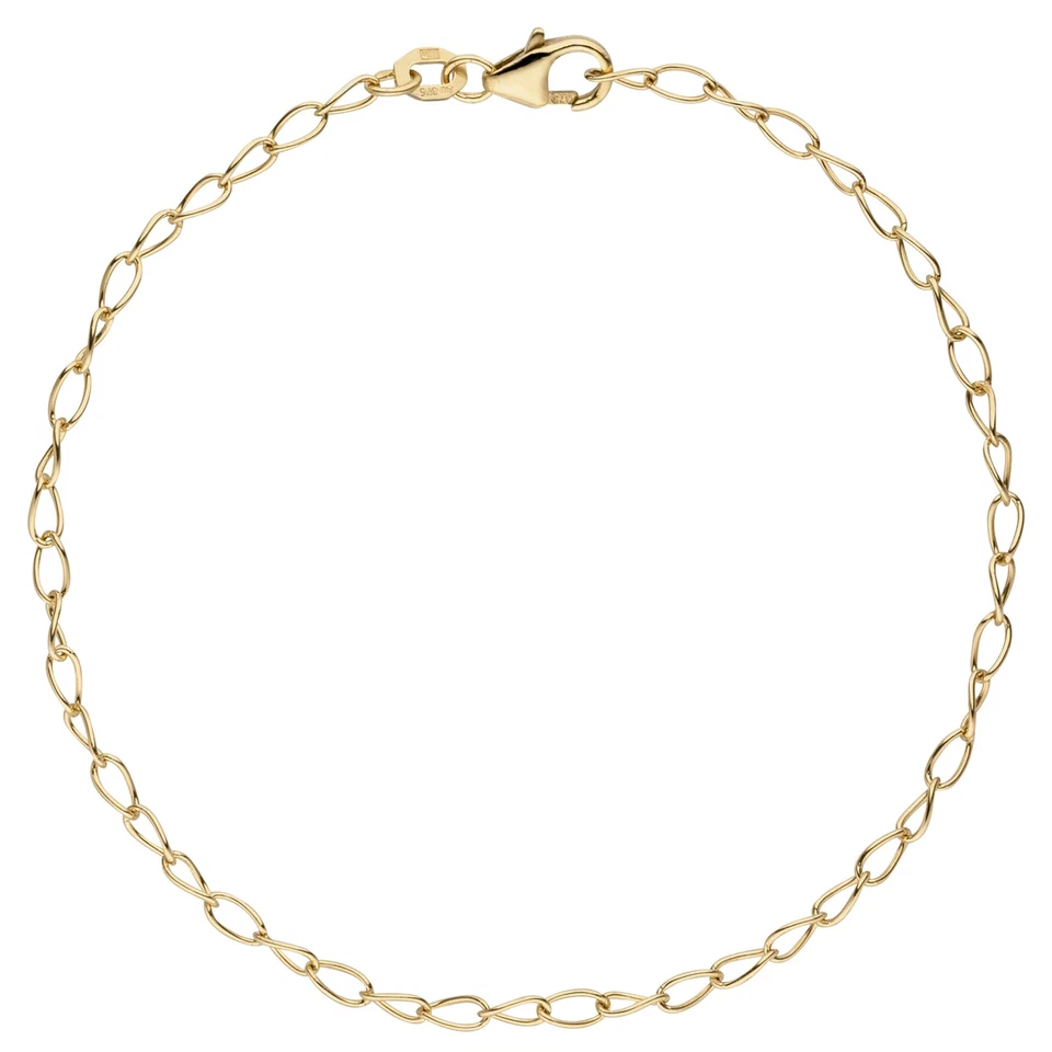 JOBO "53757" Ankerarmband weit 375 Gold Gelbgold 19 cm Armband Goldarmband - Bild 2 von 2