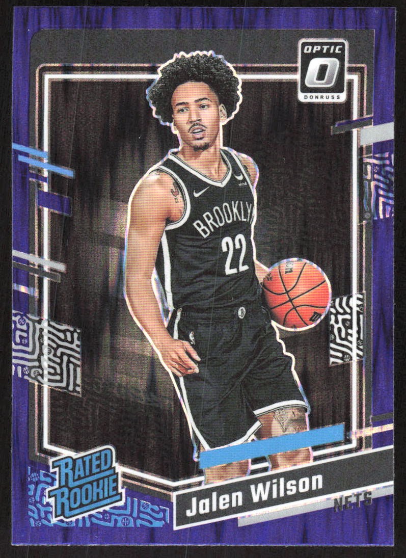 5664G 2023-24 Donruss Optic #206 Jalen Wilson Purple Shock