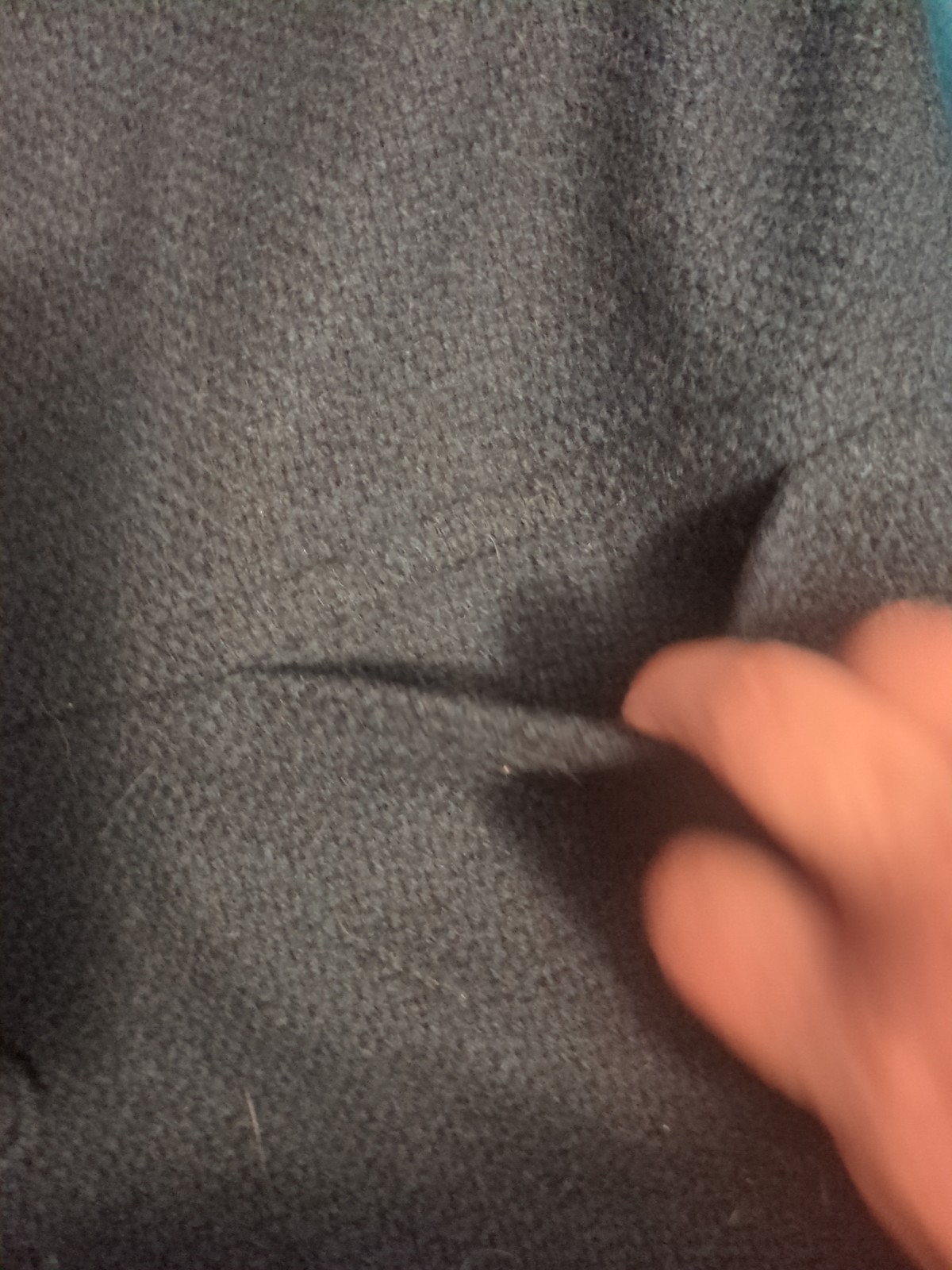 Pendleton Navy Blue Collared Wool Jacket Measurem… - image 4