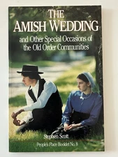 Amish Wedding: And Other Special Occasions Of by Steven Scott [paperback] -New