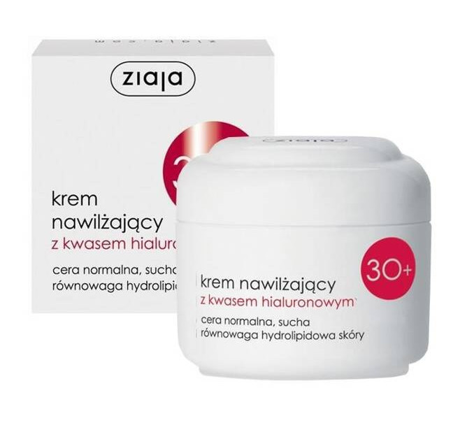 Ziaja Moisturizing Cream 30+ with Hyaluronic Acid SPF 6 Hydrolipid balance 50ml
