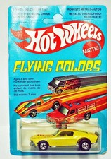 Hotwheels Hot Wheels French rare yellow mustang stocker yellow interior. carded