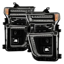 Spyder Auto 5088796 Black Projector Headlights Sequential Led Turn Signal Lights Spyder Auto 5088796 Black Projector Headlights Sequential Led Turn Signal Lights