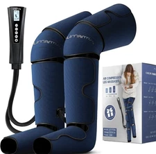 Air Compression Leg Massager with Heat - Ideal Christmas, Mother's Day and...