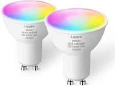 Lepro GU10 Smart Bulb Colour Changing Smart Light Bulb RGB Warm White Smart GU10
