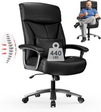 Ergonomischer Bürostuhl 200kg, Chefsessel, Schreibtischstuhl, Bequem XXL Breiter