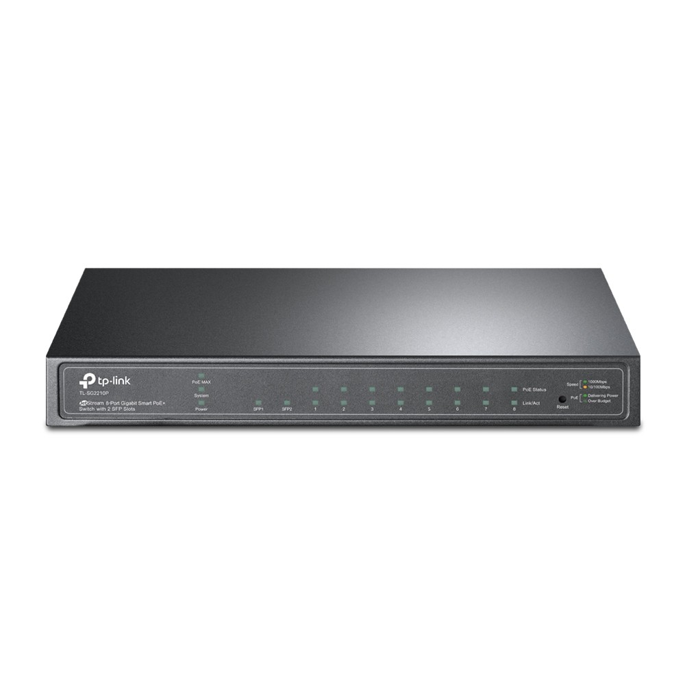 TP-Link TL-SG2210P V5 JetStream 8-Port Gigabit Smart PoE+ Switch & 2 SFP Slots ✅ - Image 7
