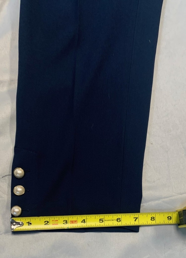 zara basic collection women's pants pearl buttons… - image 12