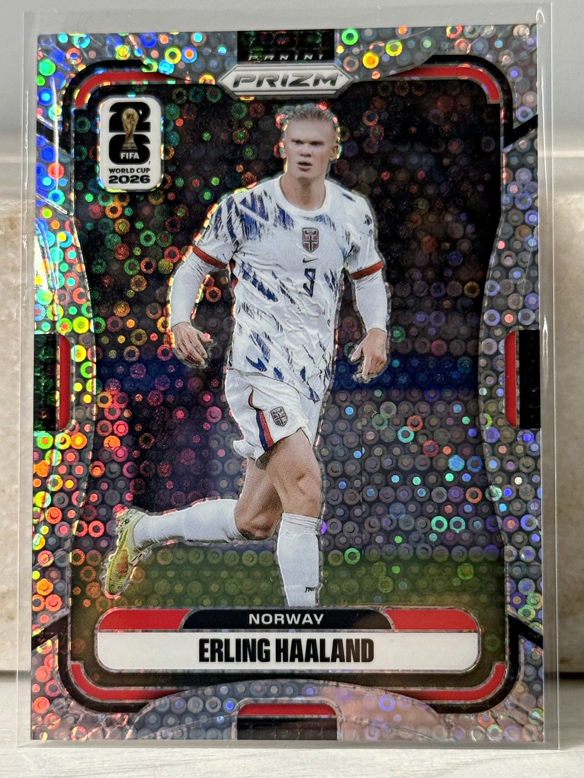 Erling Haaland Panini 2026 Prizm Disco Prizm FIFA World Cup Norway #333