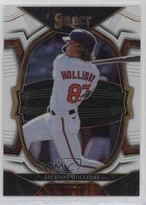 2023 Panini Select Concourse White Prizm 98/149 Jackson Holliday #39 8mm