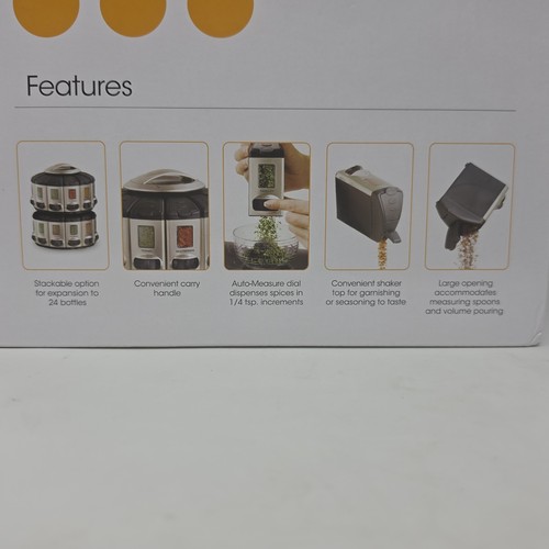 KitchenArt 57010 Select-A-Spice Auto-Measure Carousel Professional Series, Satin - Picture 10 of 11