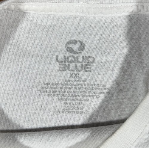 The Simpsons Pencil Sketch All Over Print Liquid Blue Graphic T-Shirt Men's 2XL - Picture 5 of 5