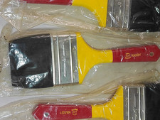 1 vintage NOS 3 and 4 INCH wide paint brushes sealed