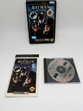 Batman Returns (Sega CD, 1993) with Box, Case and Manual