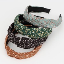 4 Pcs Knotted Headbands for Women 4 Count Pack of 1 , Color A