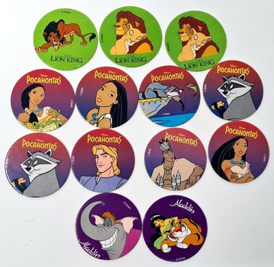 34 Fun CAPS / POG / Chupa Chups Caps  + Box - 90er Spielzeug