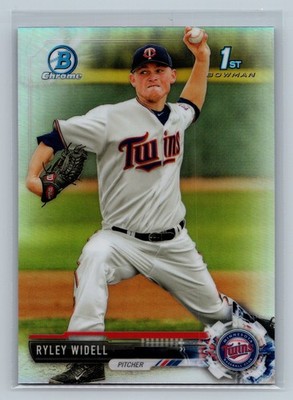 2017 Bowman Draft Chrome Refractor Ryley Widell BDC-64 Minnesota Twins