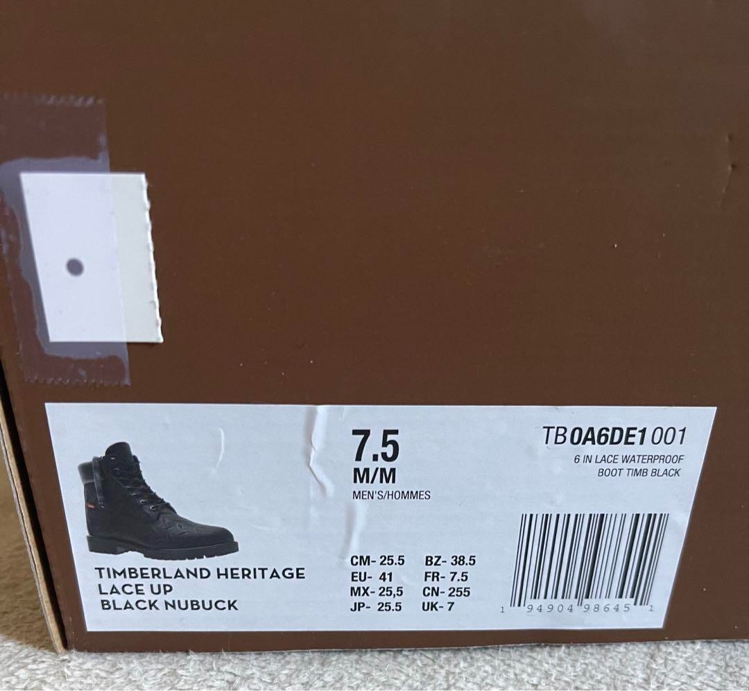 Supreme Timberland Diamond Plate 6inch Premium Waterproof Boot Black TB0A6DE1001 image 2
