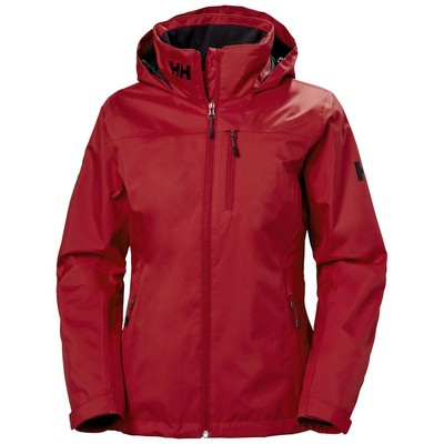 Jackets Universal women Helly Hansen Crew Hooded Midlayer 33891162 Red