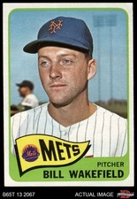 1965 Topps #167 Bill Wakefield Mets 7.5 - NM+