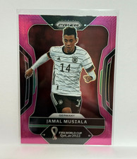 2022 Panini Prizm World Cup Qatar Pink Prizm Jamal Musiala #108