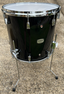 Yamaha Maple Custom Hybrid Absolute 16" Floor Tom - Piano Black