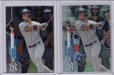 2 * GLEYBER TORRES * 2020 TOPPS CHROME REFRACTOR BASE 