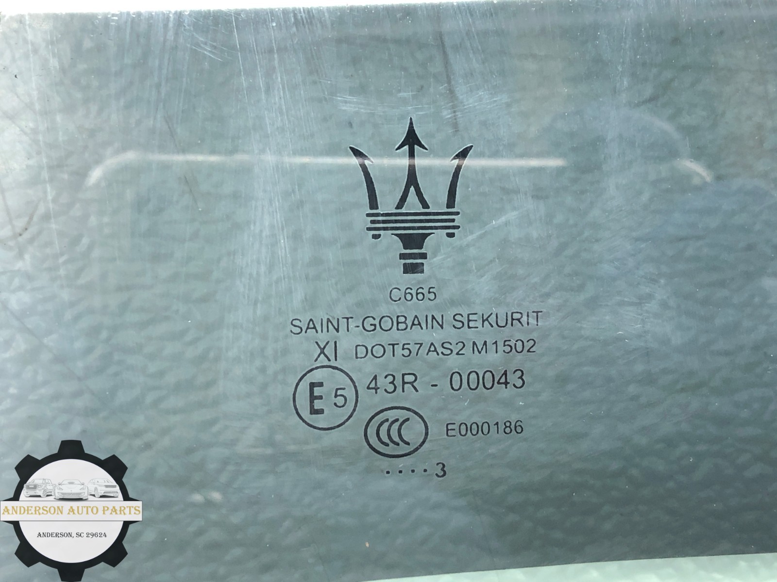 2014-2022 MASERATI QUATTROPORTE LEFT DRIVER REAR DOOR WINDOW GLASS #NOTE