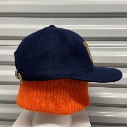 Dehen 1920 Wool US Hat Blue Strap-back Baseball Cap Made in USA - Picture 6 of 8