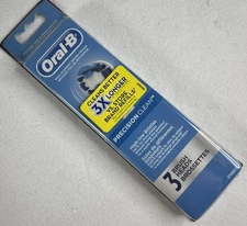 Oral-B Precision Clean X Replacement Brush Heads 3 Count Pack - New & Sealed