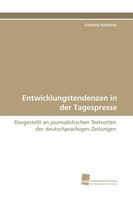 Entwicklungstendenzen In Der Tagespresse Gabriela Rykalová Taschenbuch 100 S.