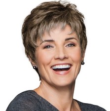 Gabor Incentive Wig G13+ Cappuccino Mist Color Petite Size by Hairuwear
