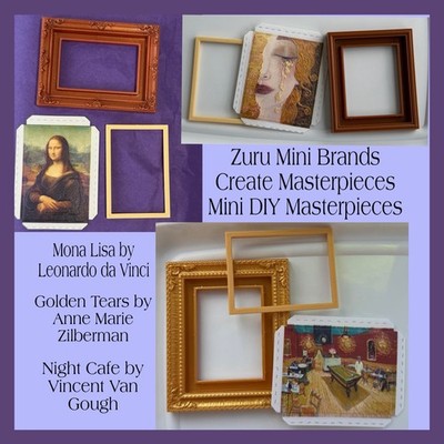 Create Mini Masterpieces DIY Mini Mona Lisa, Golden Tears & Night Cafe ZURU