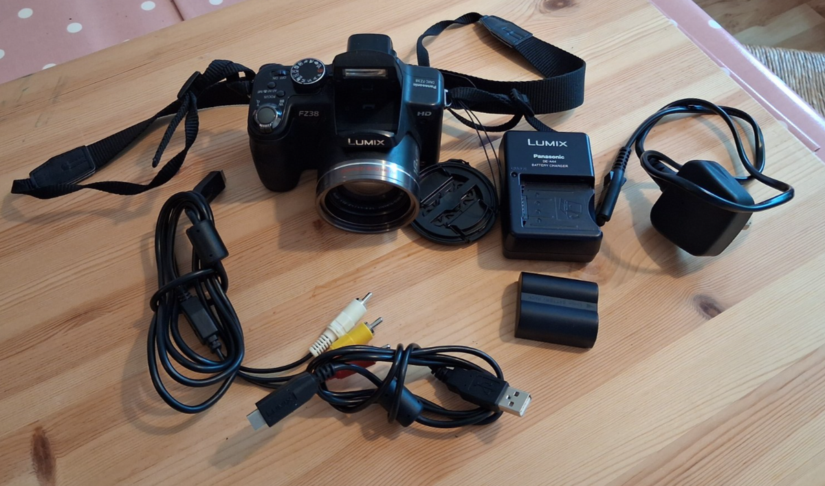 Panasonic LUMIX DMC-FZ38 12.1MP Digital Camera - Black for sale