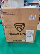 Rockville rock shaker 10" subwoofer 600w built in amp home theater and studio