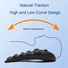 Soft EVA Cervical Spine Massager Pain Relieve Neck Shoulder Relax Massage Tool