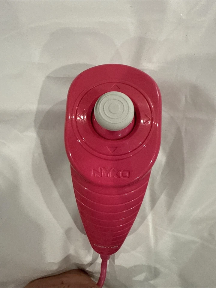 Pink Nintendo Wii Nunchuck Controller NYKO Nunchuk Tested - Image 3 of 3