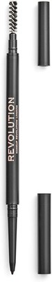 Makeup Revolution präziser Augenbrauenstift, doppelseitig, dunkelbraun UK