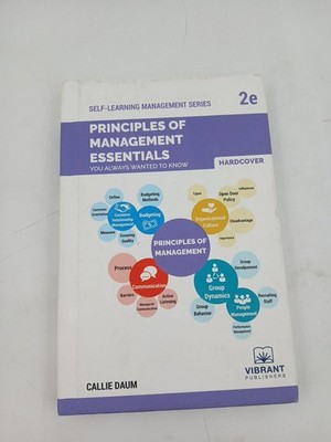 Principles of Management Essentials You Always Wanted to Know 2ndE Hardcover