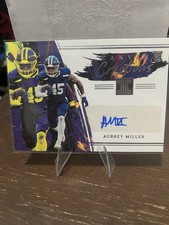 2023 Chronicles DP Aubrey Miller Auto Impeccable Canvas Creations Jackson State